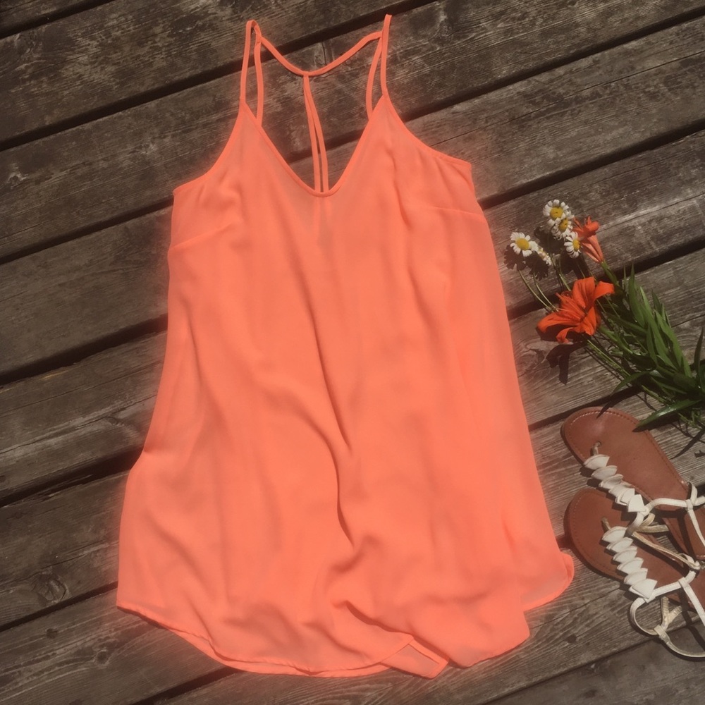 Lush Razorback Coral Dress size Medium